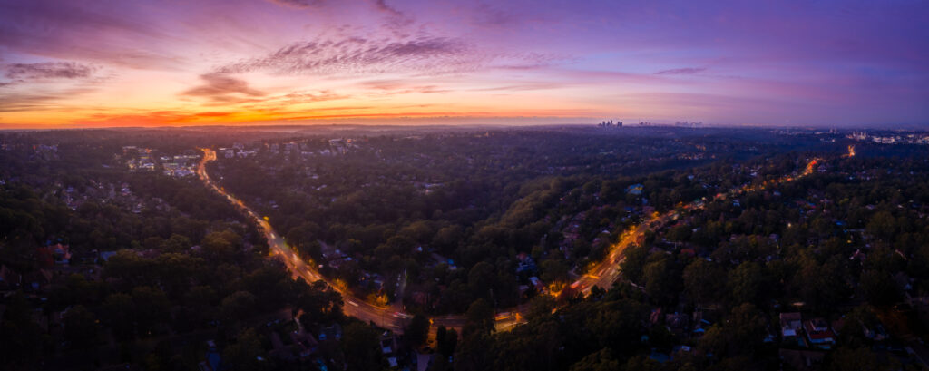 Pymble Arial View